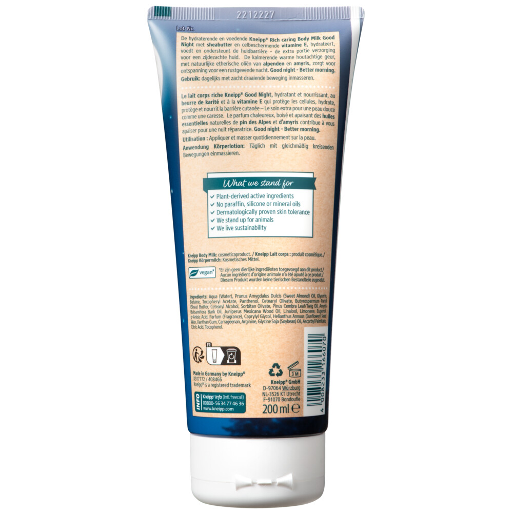 Kneipp Rich Caring Bodymilk Good Night200 ml