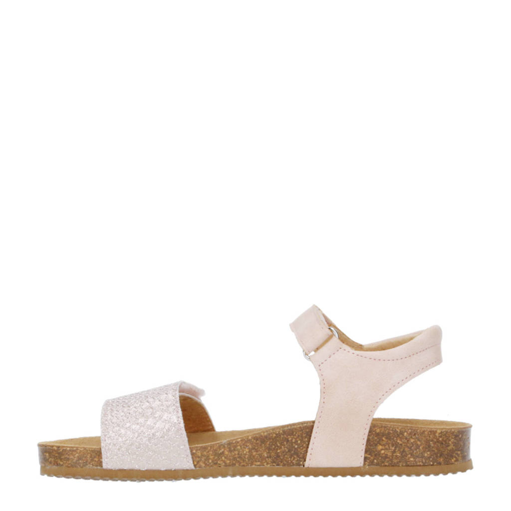 Clic! leren sandalen lichtroze