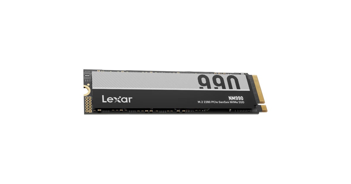 LexarNM990 1 TB SSD  (PCIe 5.0 x4, NVMe 1.4, M.2 2280)
