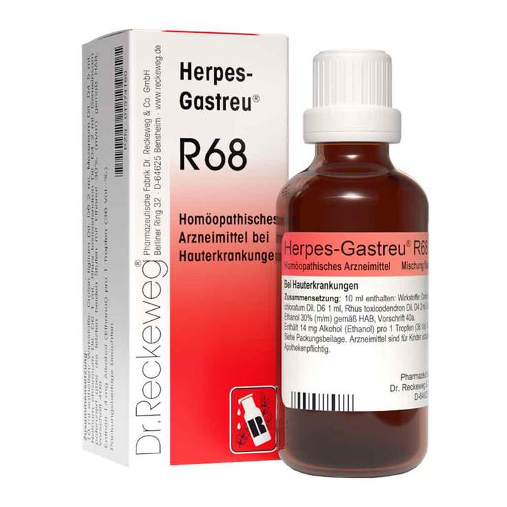 Herpes-Gastreu R68 Tropfen zum Einnehmen, 22 ml