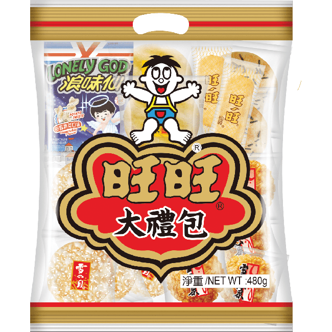 Want Want Koekjes Mix Gezinspakket 480g