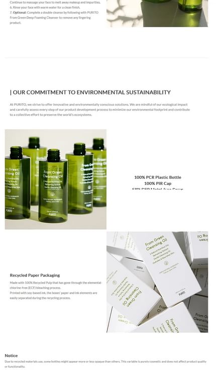 Purito SEOUL - Van Groene Reinigingsolie