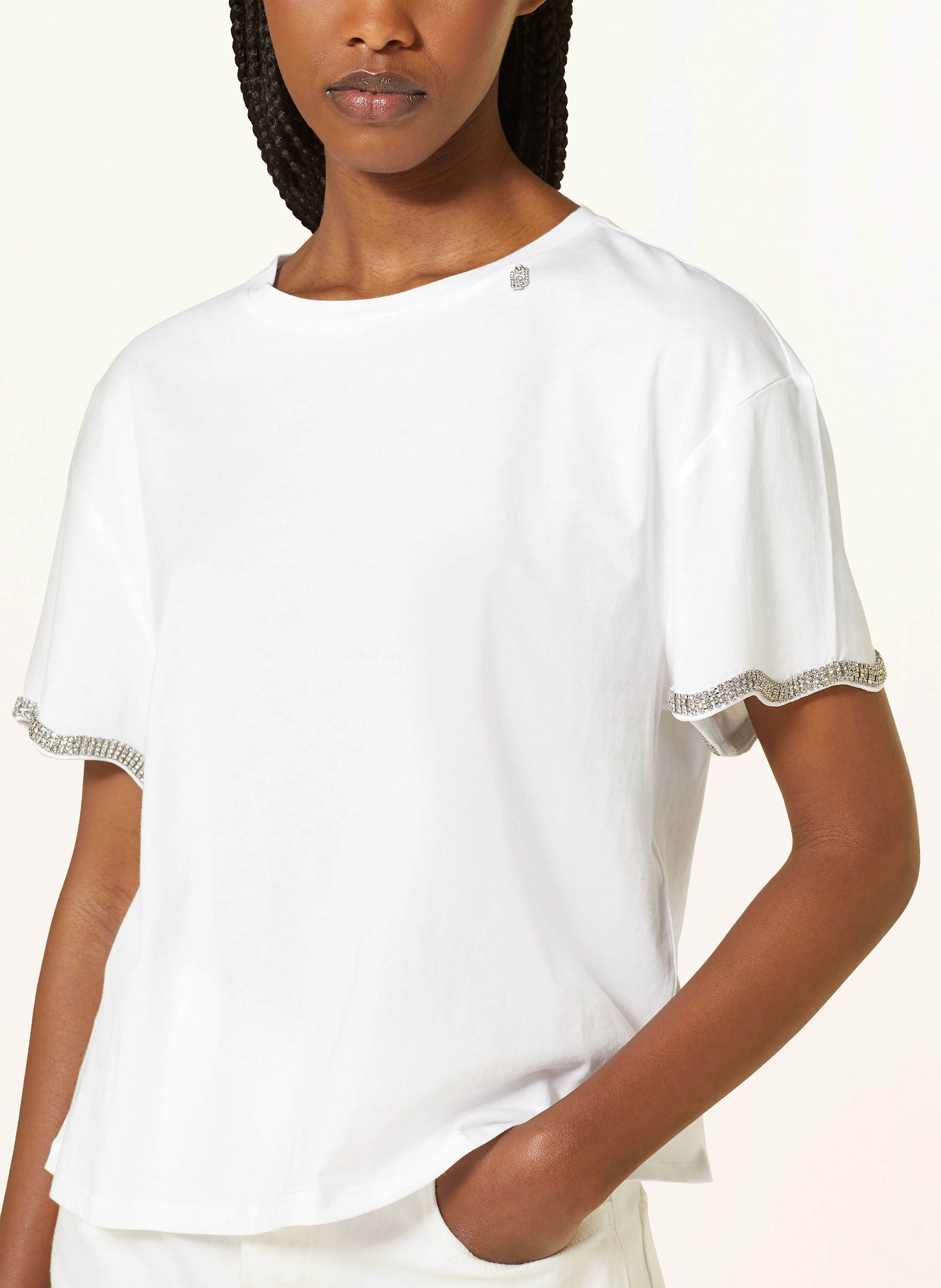 LIU JO T-Shirt mit Schmucksteinen