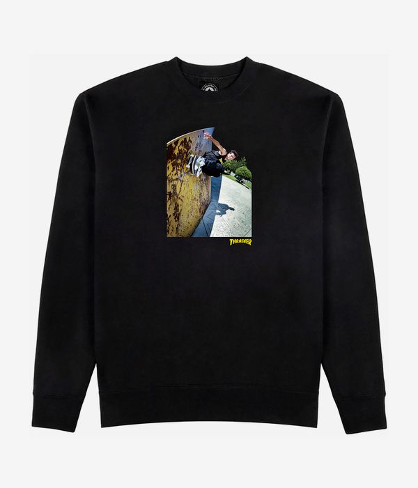 Thrasher Mic-E Wallride Sweatshirt (black) online kaufen | skatedeluxe