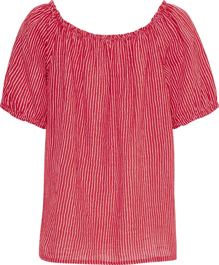 Sorbet SBALEXA STRIBE SS TOP Ribbon red