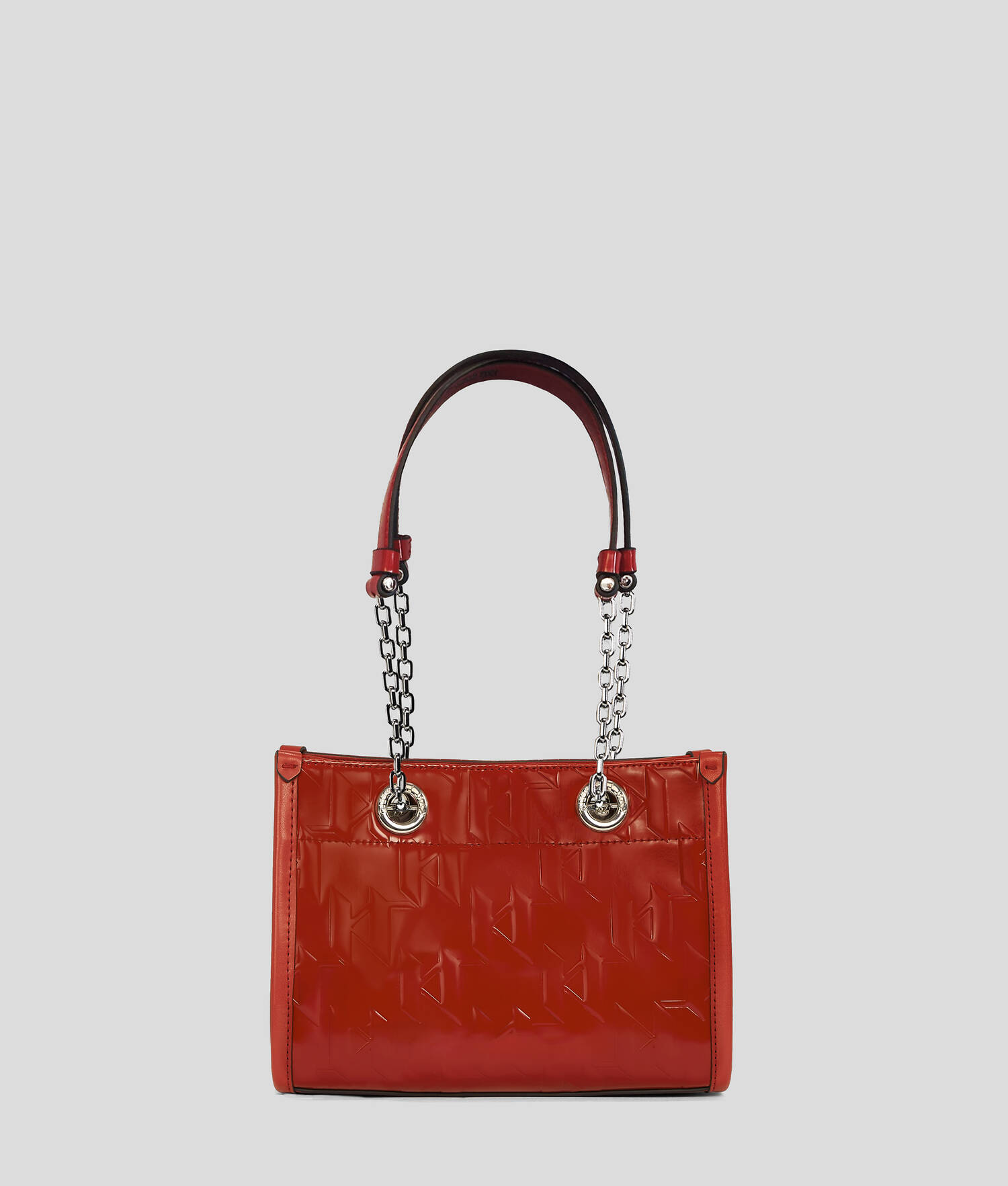 PETIT SAC CABAS BRILLANT K/SKUARE - Rouge Klassic