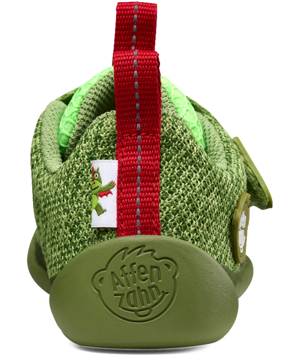 Strick-Halbschuhe HAPPY DRAGON in grün