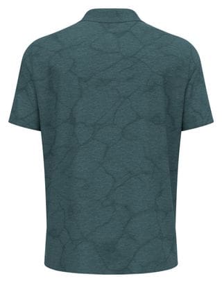 Polo Manches Courtes Odlo Ascent Chill-Tec Vert