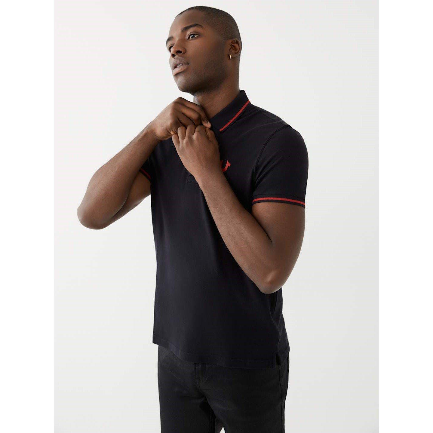 True Religion TR Crafted with Pride Polo Shirt Mens