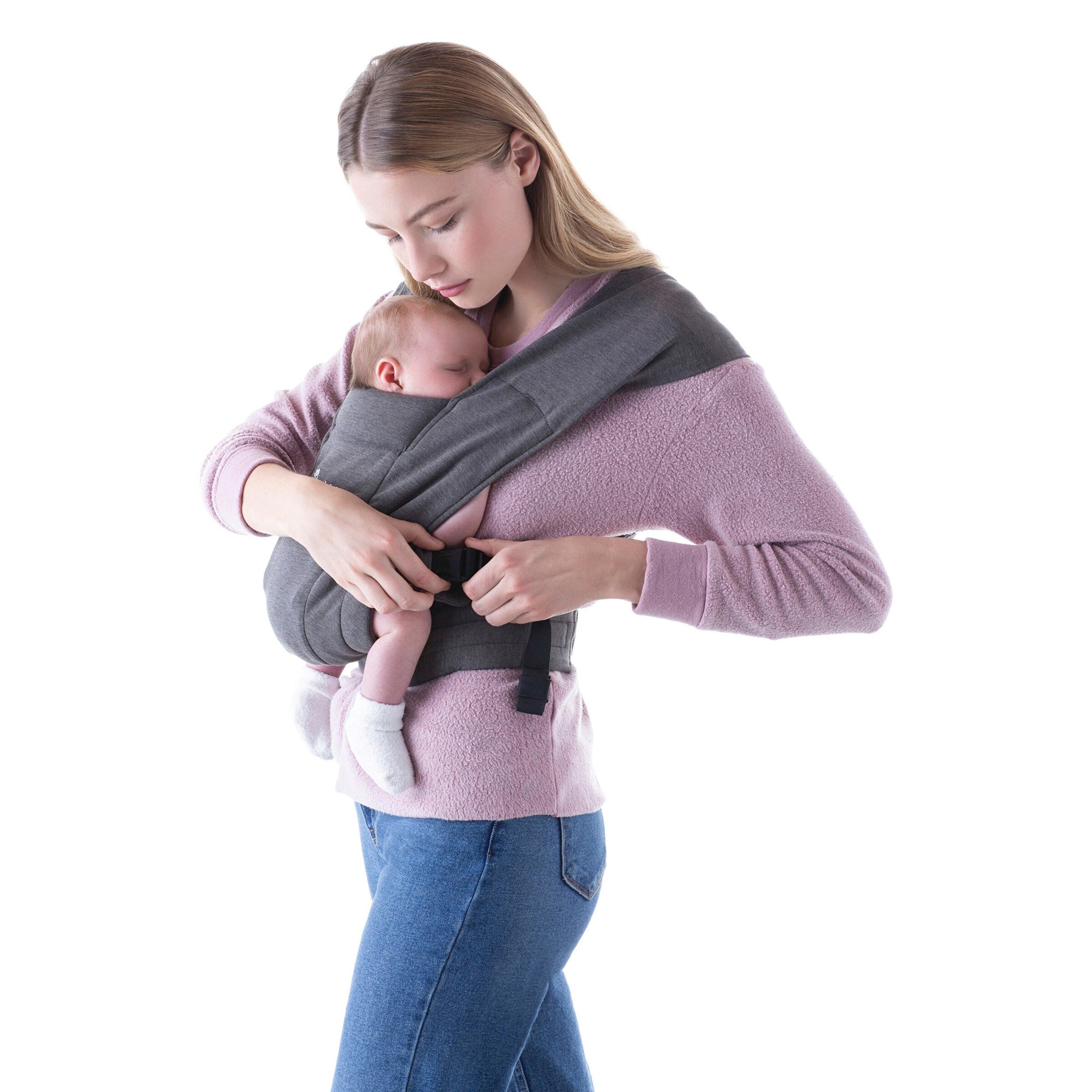Ergobaby® Babytrage Embrace, 2 Tragepositionen heather grey