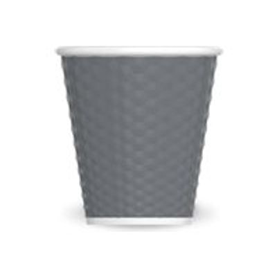 Les Artistes Timeless - Tasse en porcelaine nid d'abeille - 180 ml - gris