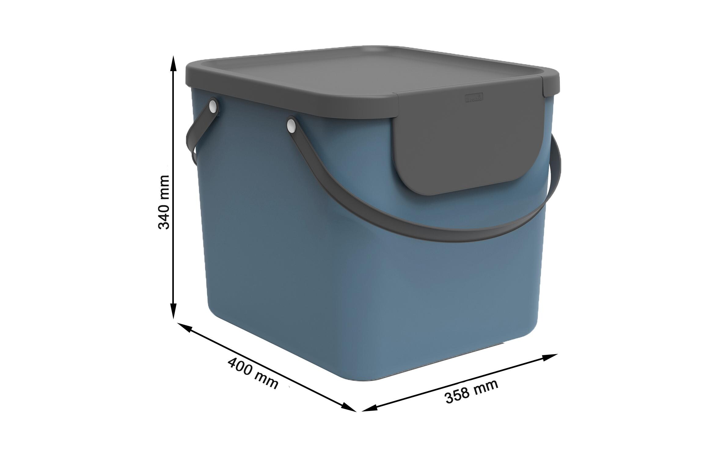 Recyclingbehälter Albula 40 l, Horizon BlauMülleimer