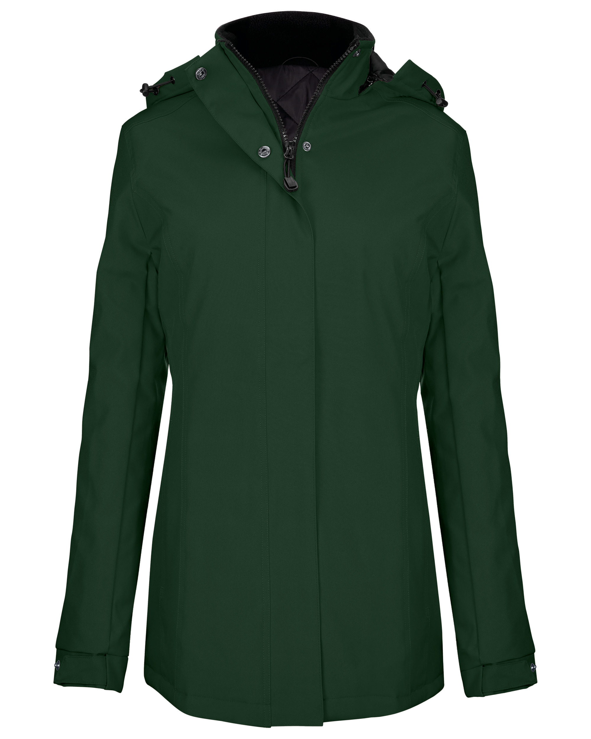 Kariban K6108 - Parka Femme Élégante avec Capuche Amovible