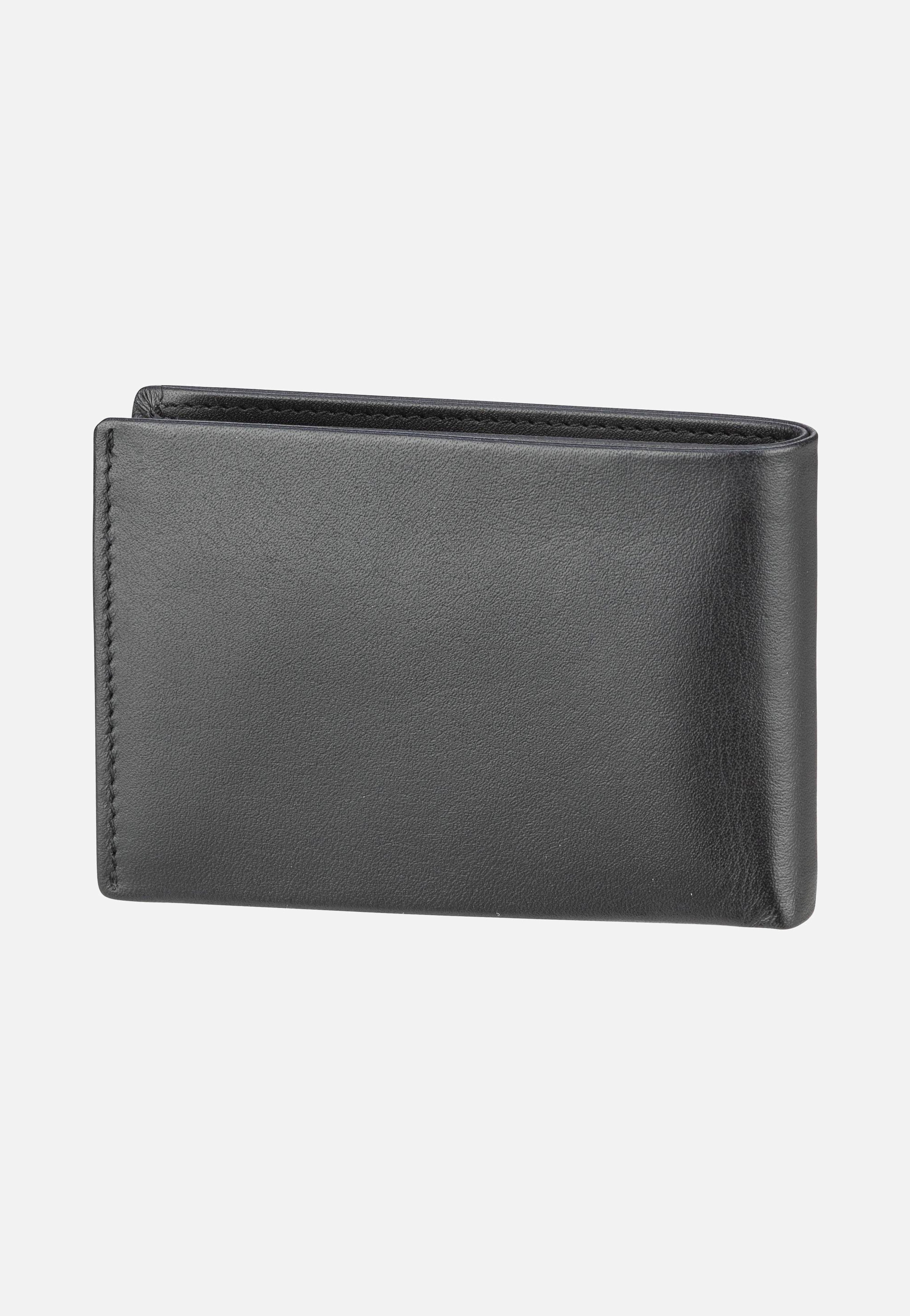 Aspen Nelio Billfold SH4 Black - Portemonnaie