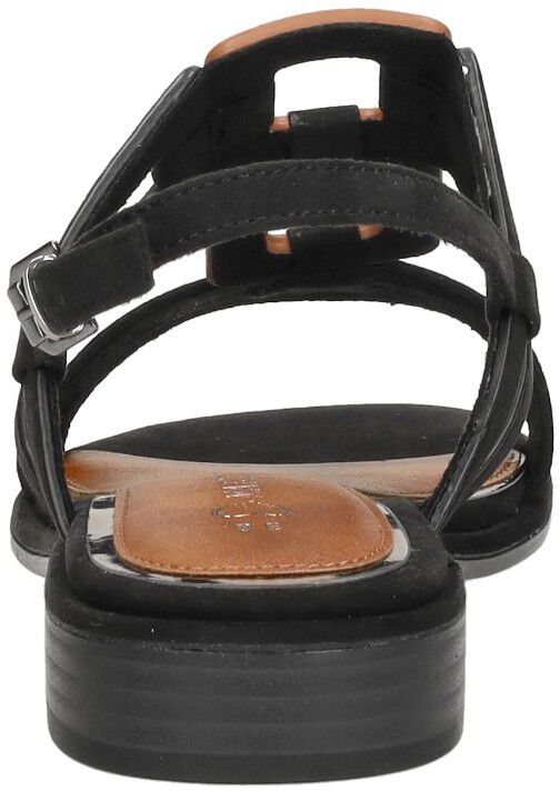 Marco Tozzi Sandalen Plat zwart