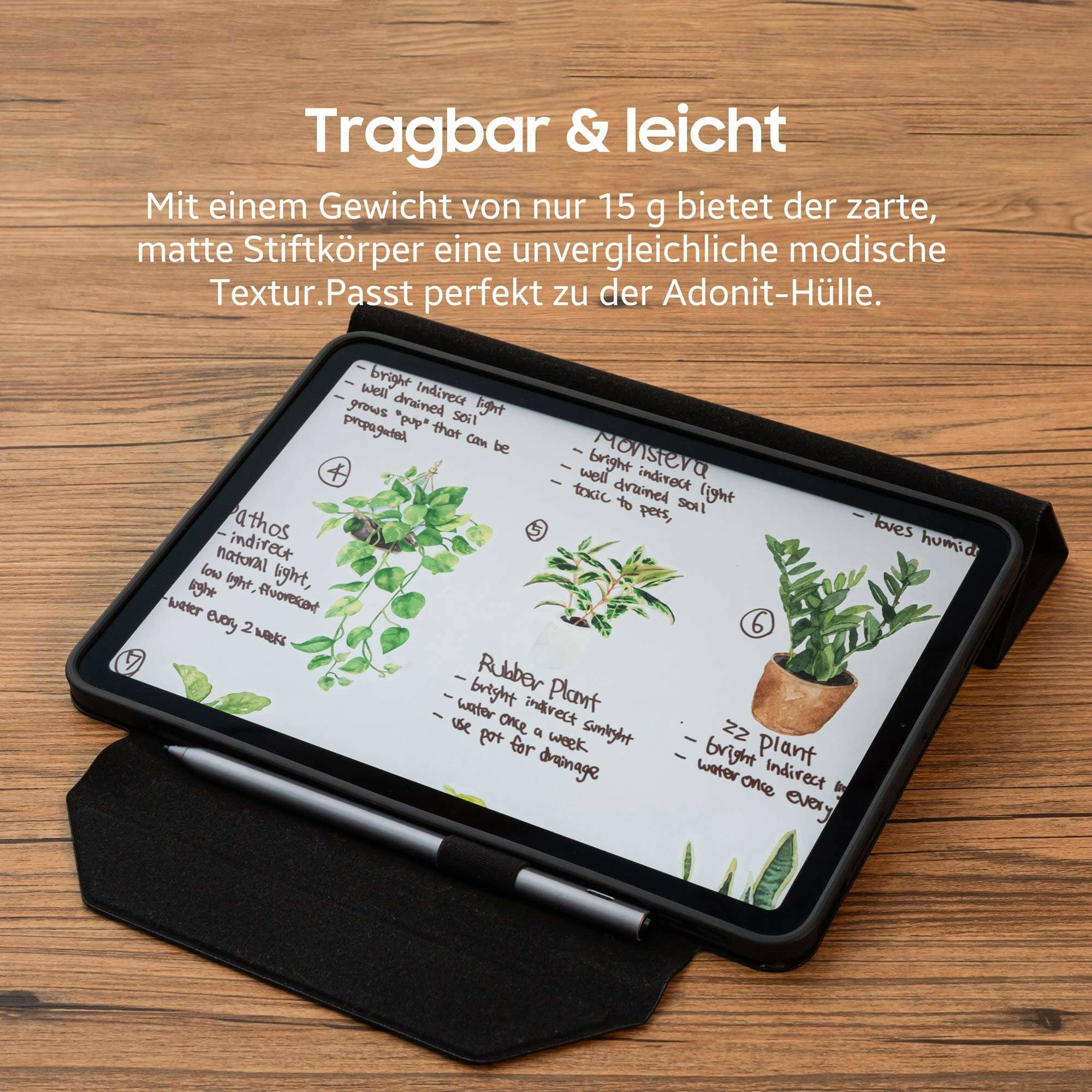 Neo Duo Präzisions Stylus Touch Pen (ADNEODG) - Graphite Schwarz