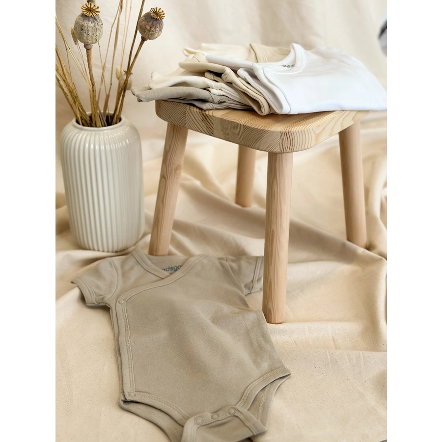 kindsgard Wickelbody trunder 5er-Pack kurzarm beige