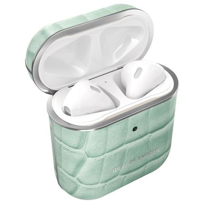AirPods (1. & 2. Generation) Hardcase Schutzhülle Abdeckung (IDAPCSS21-261) - Mint Croco