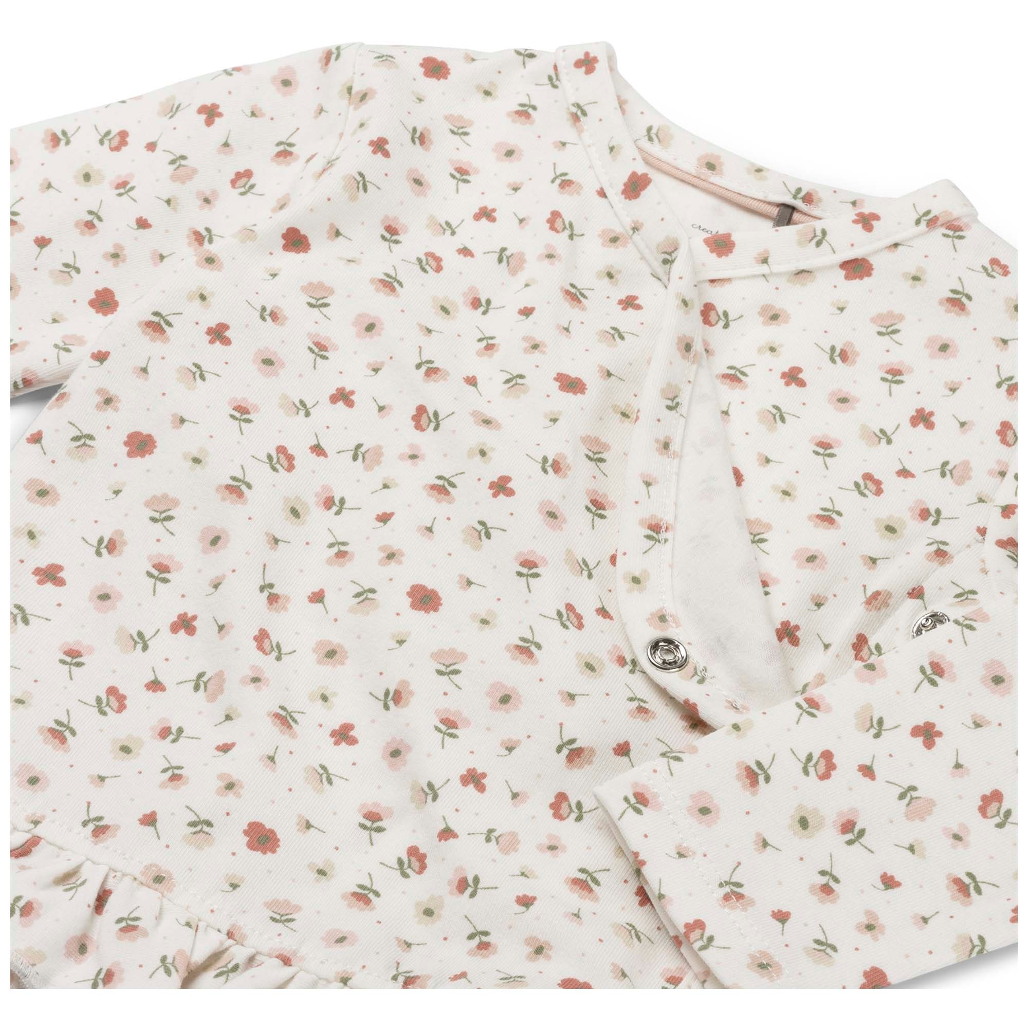 Prénatal newborn overslagshirt lange mouwen all over print roze