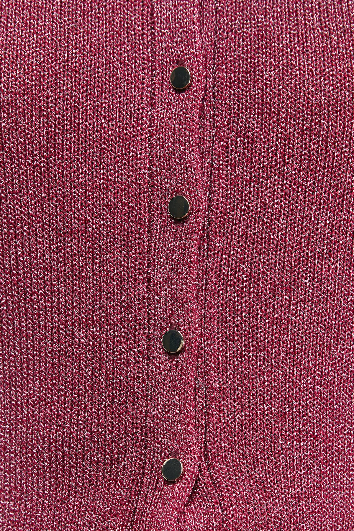 Oasis Cardigan Boutonné à Col Festonné