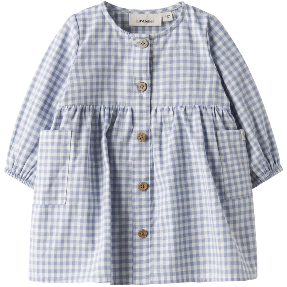 Køb Lil'Atelier Zen Blue Nbftallula Ls Loose Body Kjole Lil