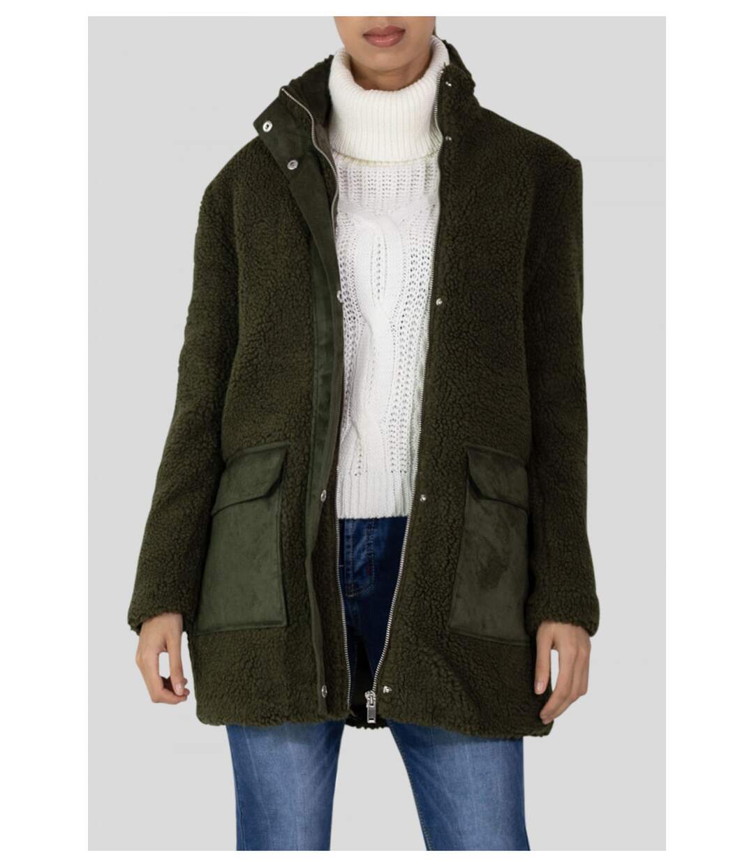 Manteau molletonné