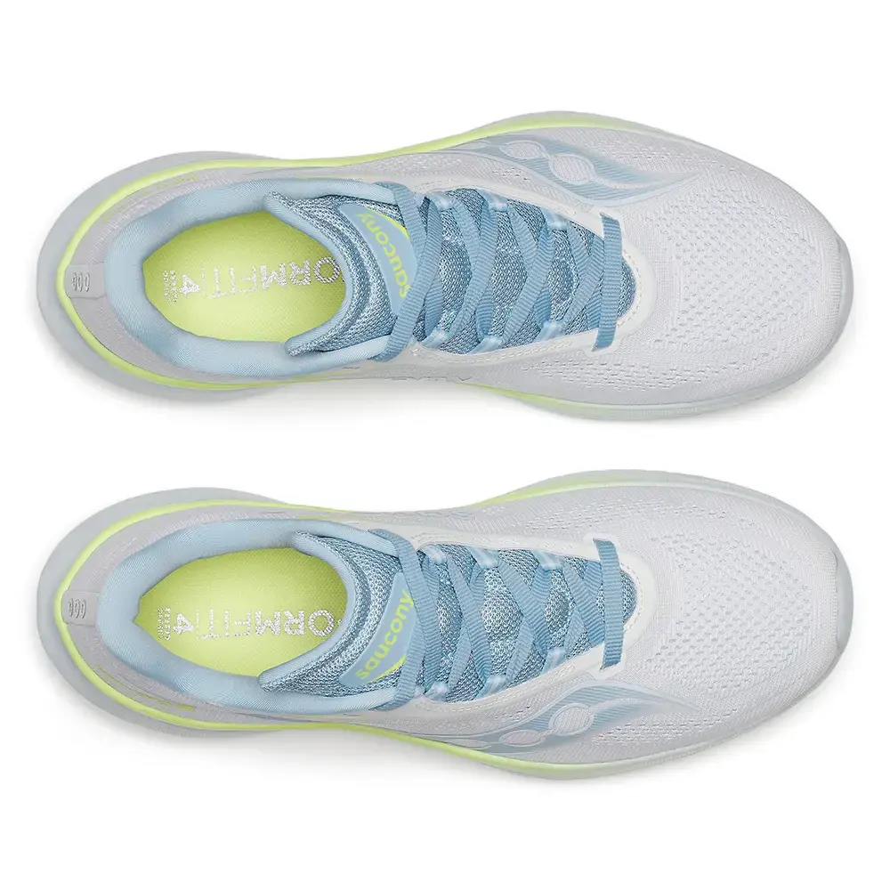 Saucony Kinvara 15 Hardloopschoenen Wit/Lichtblauw Dames