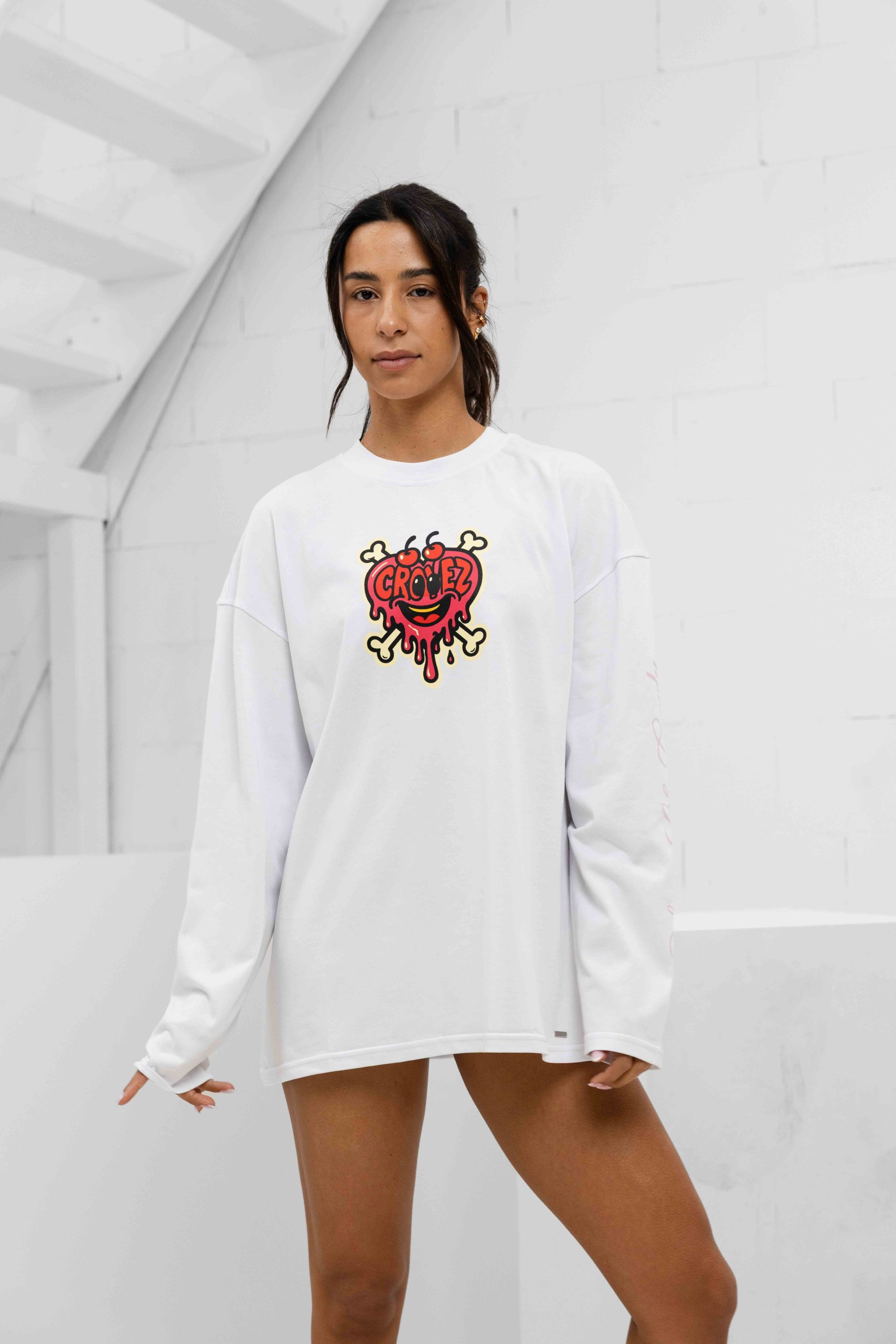 Croyez Sweet Like Candy Longsleeve T-Shirt Dames Wit