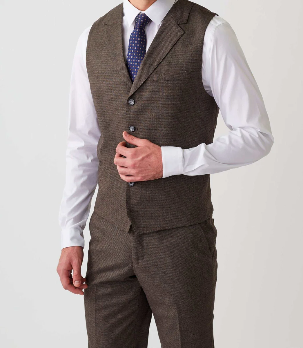 Gilet ville marron 
