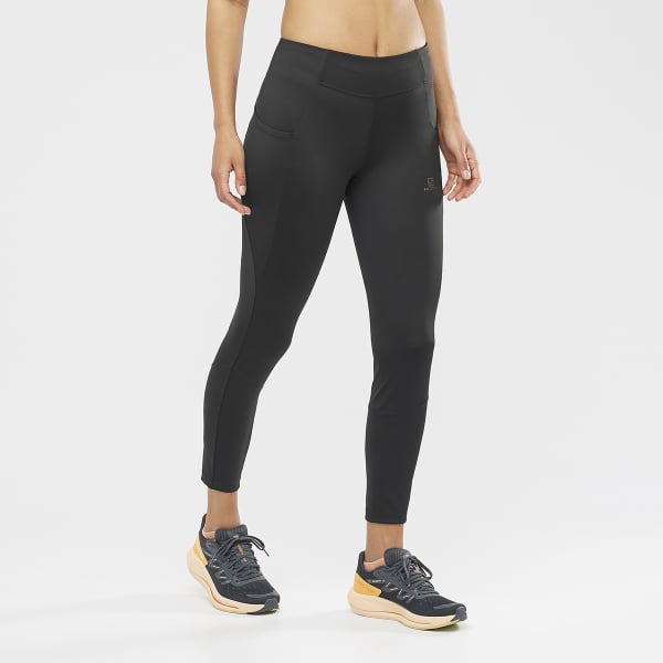Collant trail SALOMON PANTS CROSS RUN 25'' TIGHT W BLACK