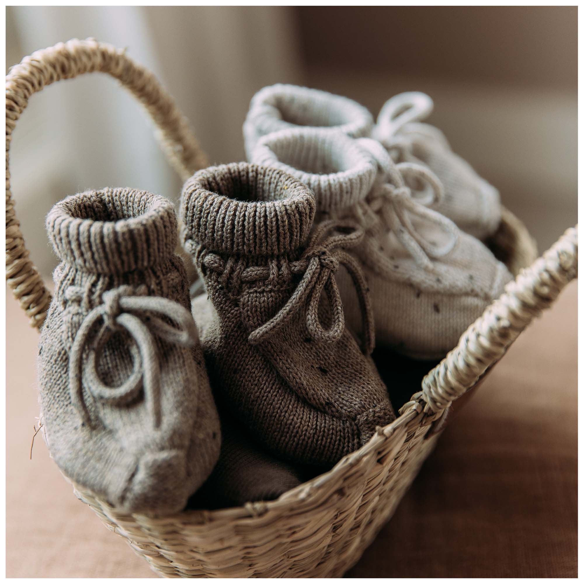 Sweet Petit Mini slofjes  bruin