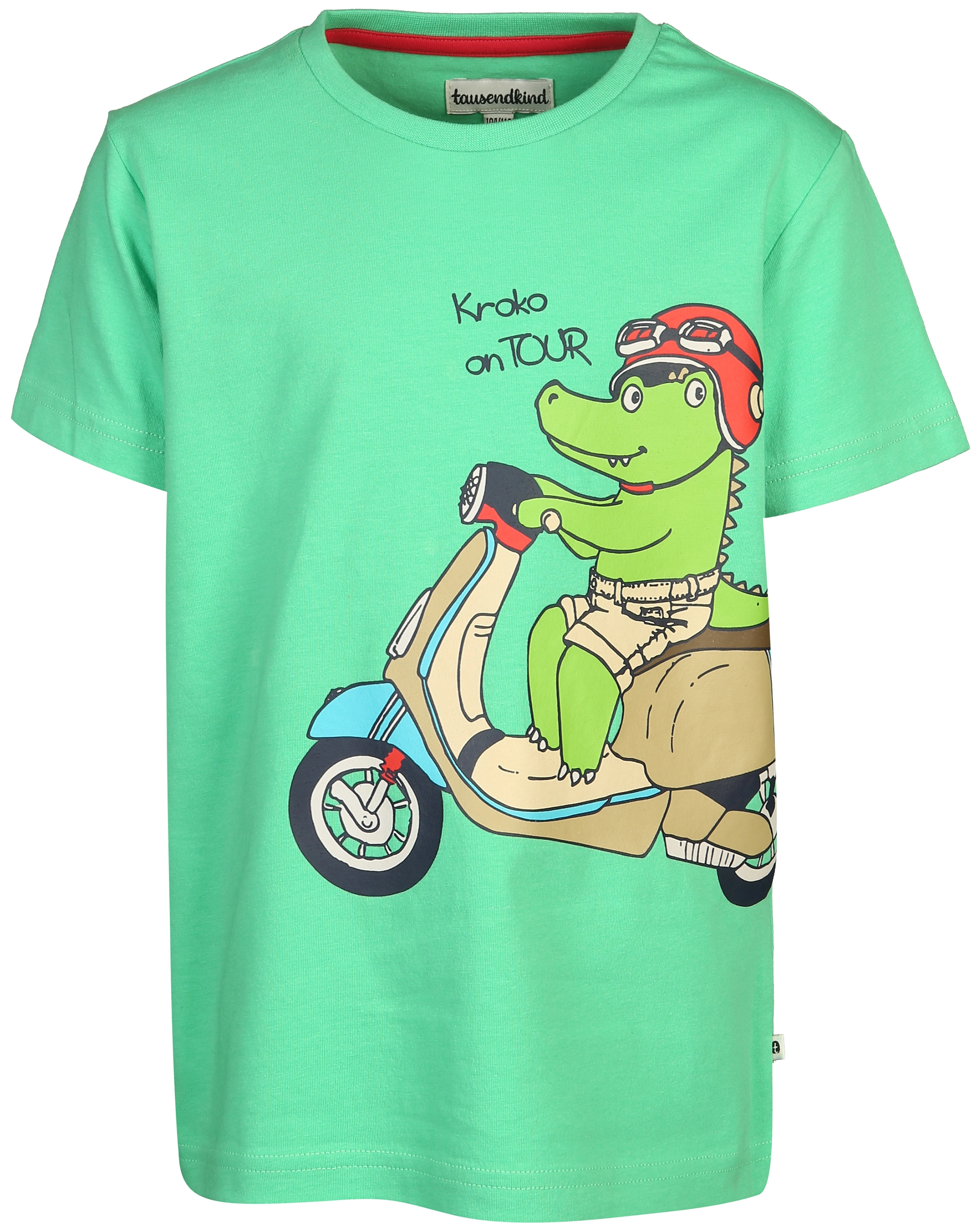 T-Shirt SCOOTER KROKODIL in grün