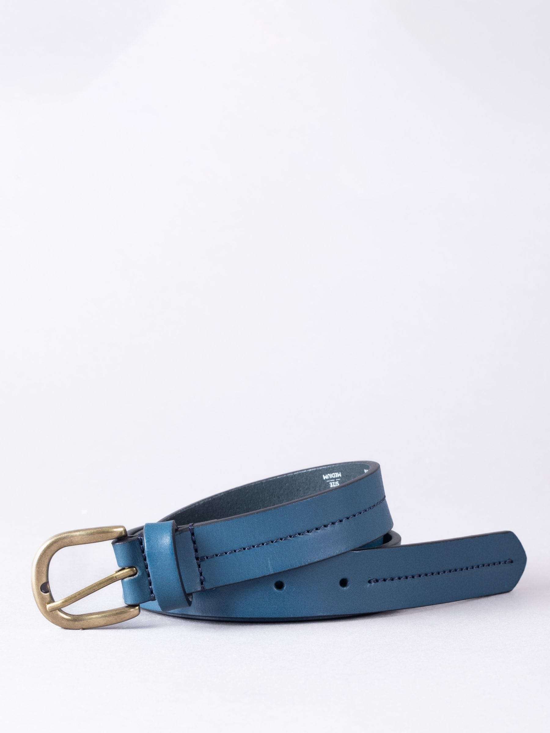 Blauw - Lakeland Leather - Kendal - Leren riem