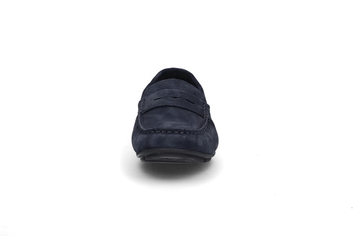 Loafer i semsket skinn