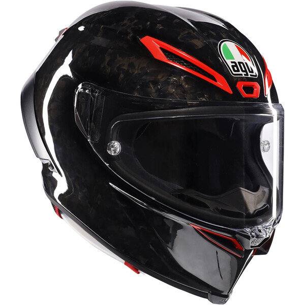 AGV - Casque Pista GP RR Italia Carbone / Rouge