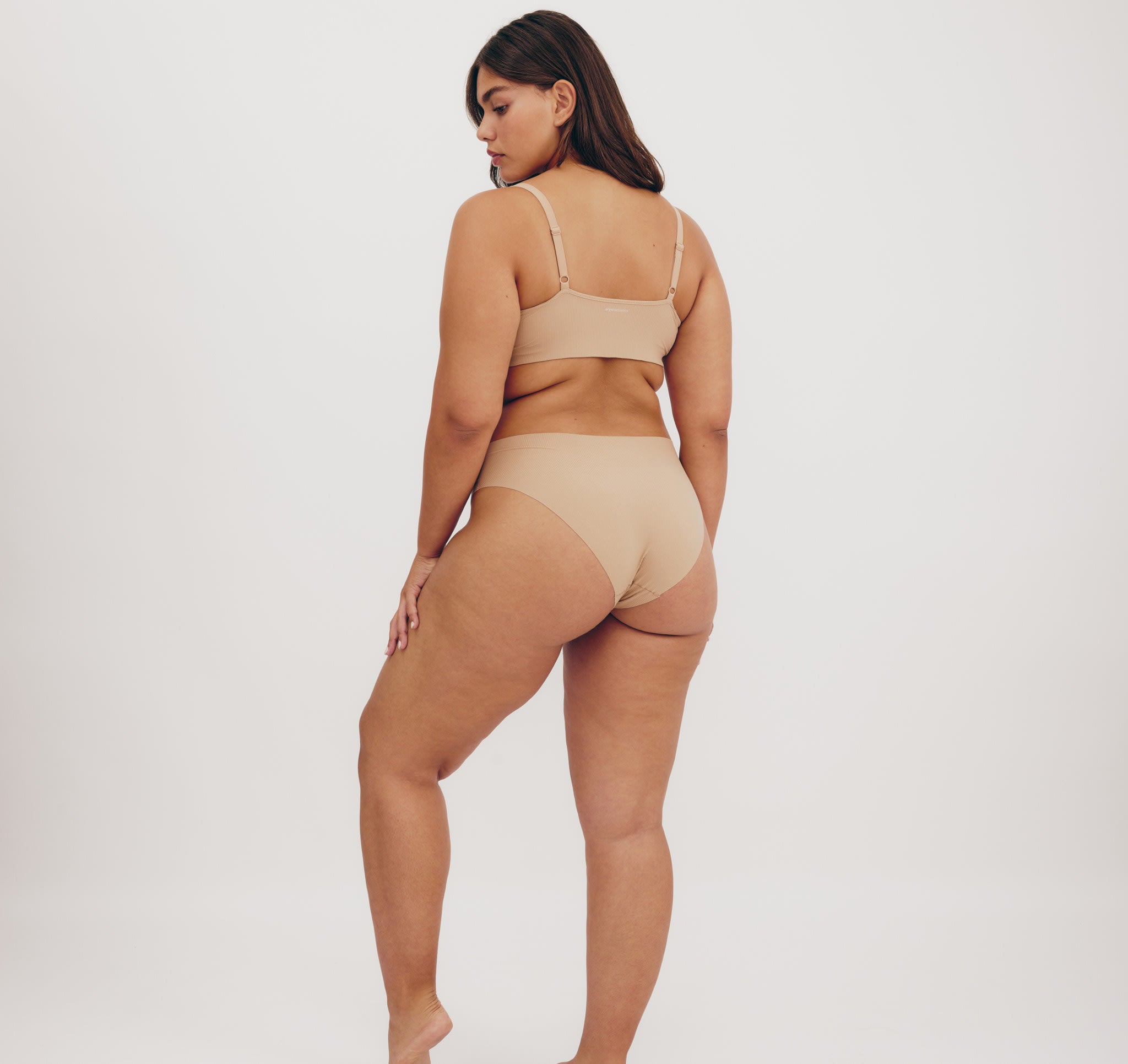RECYCLED NYLON<br>Naked Rib Briefs