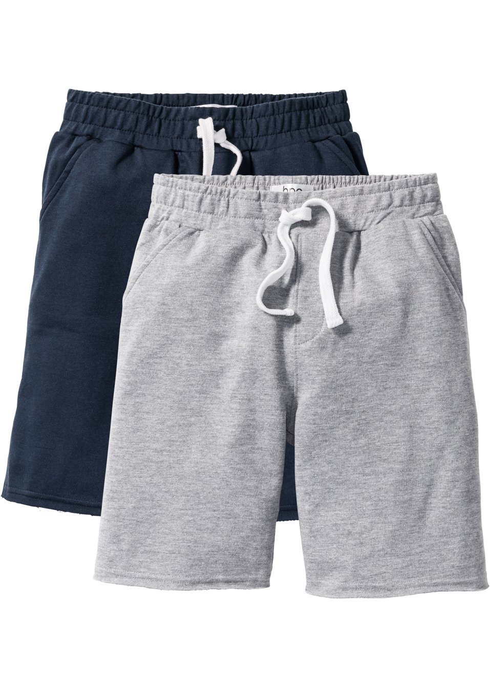 Lot de 2 bermudas matière sweat garçon