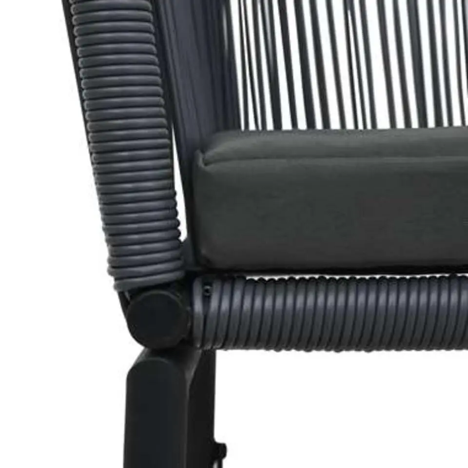 vidaXL - Tuinset - Grijs - Polyetheen