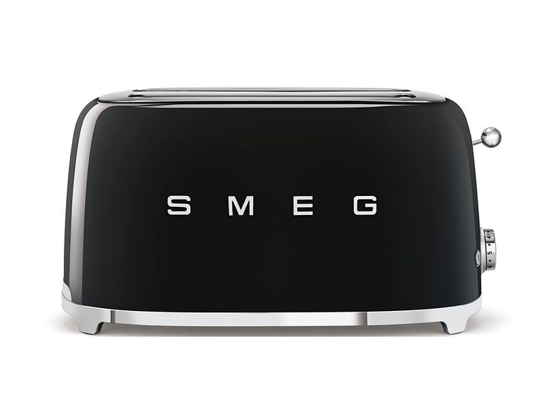 SMEG Toaster 50's Style TSF02BLEU Schwarz Toaster mit extralangen Schlitzen