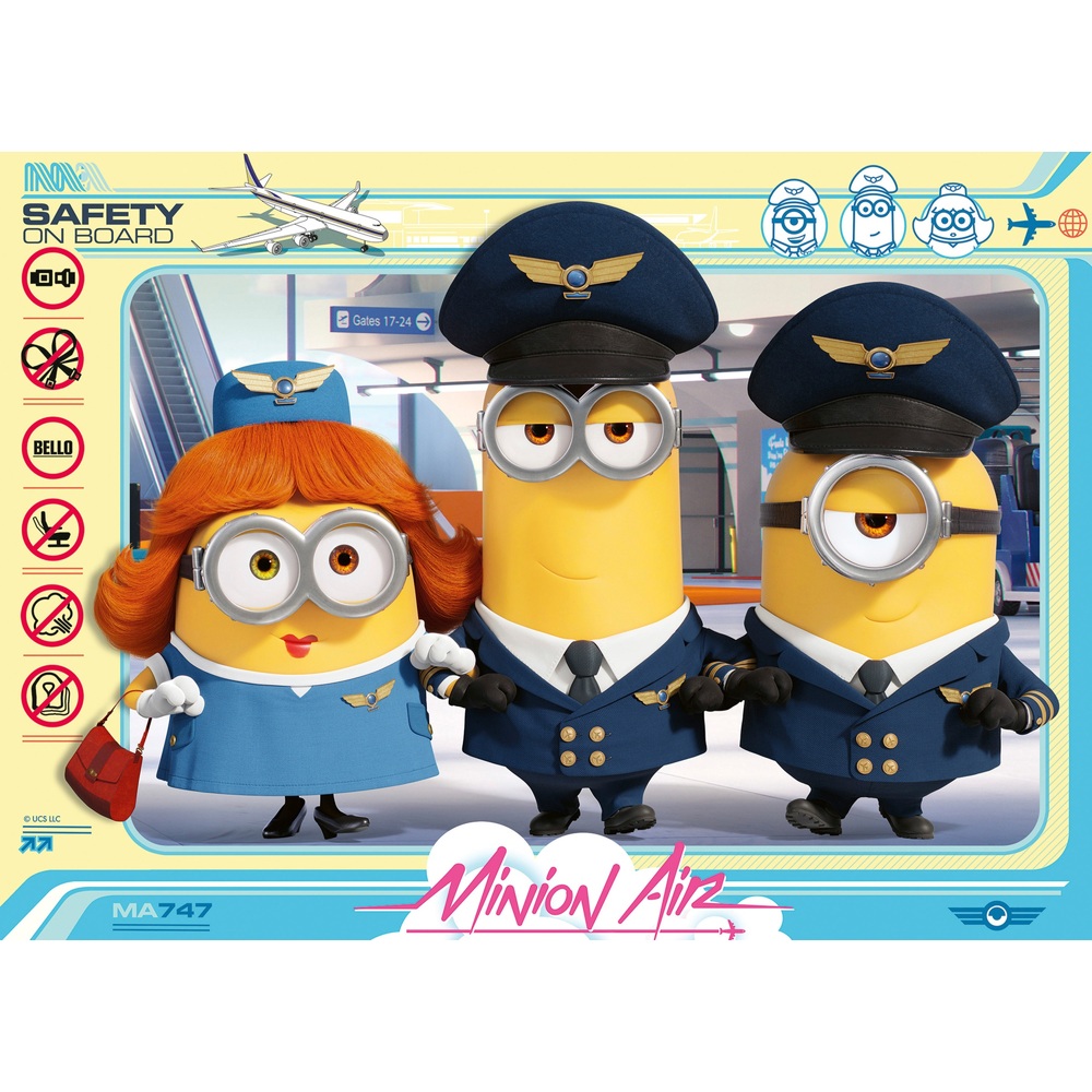 Ravensburger Minions: Aufstieg von Gru – 4er-Packung mit je 100 Puzzleteilen