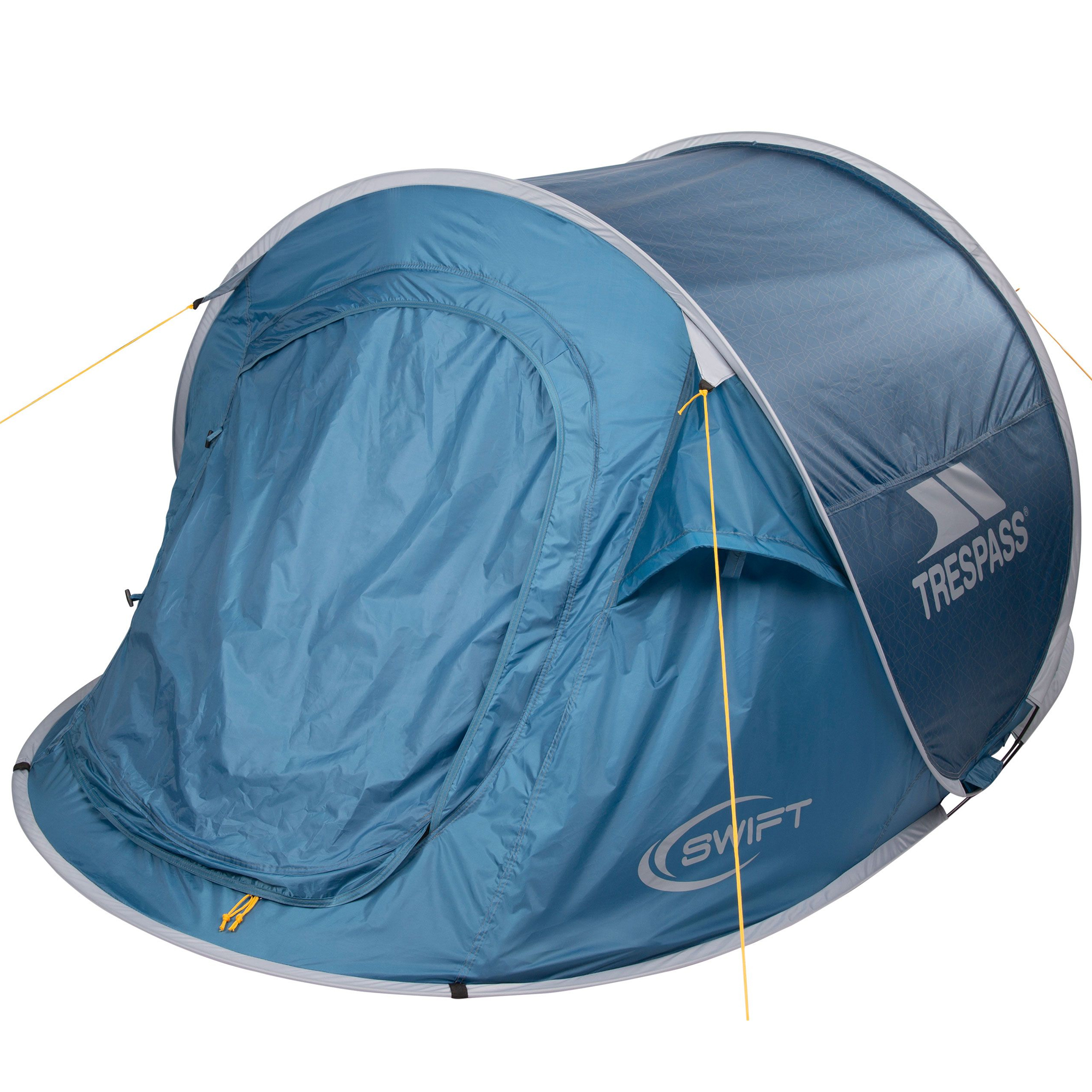 Tenda instantânea Trespass Swift para 2 pessoas com estampa.