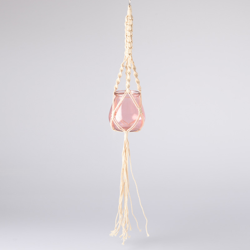 Photophore suspendu avec corde
