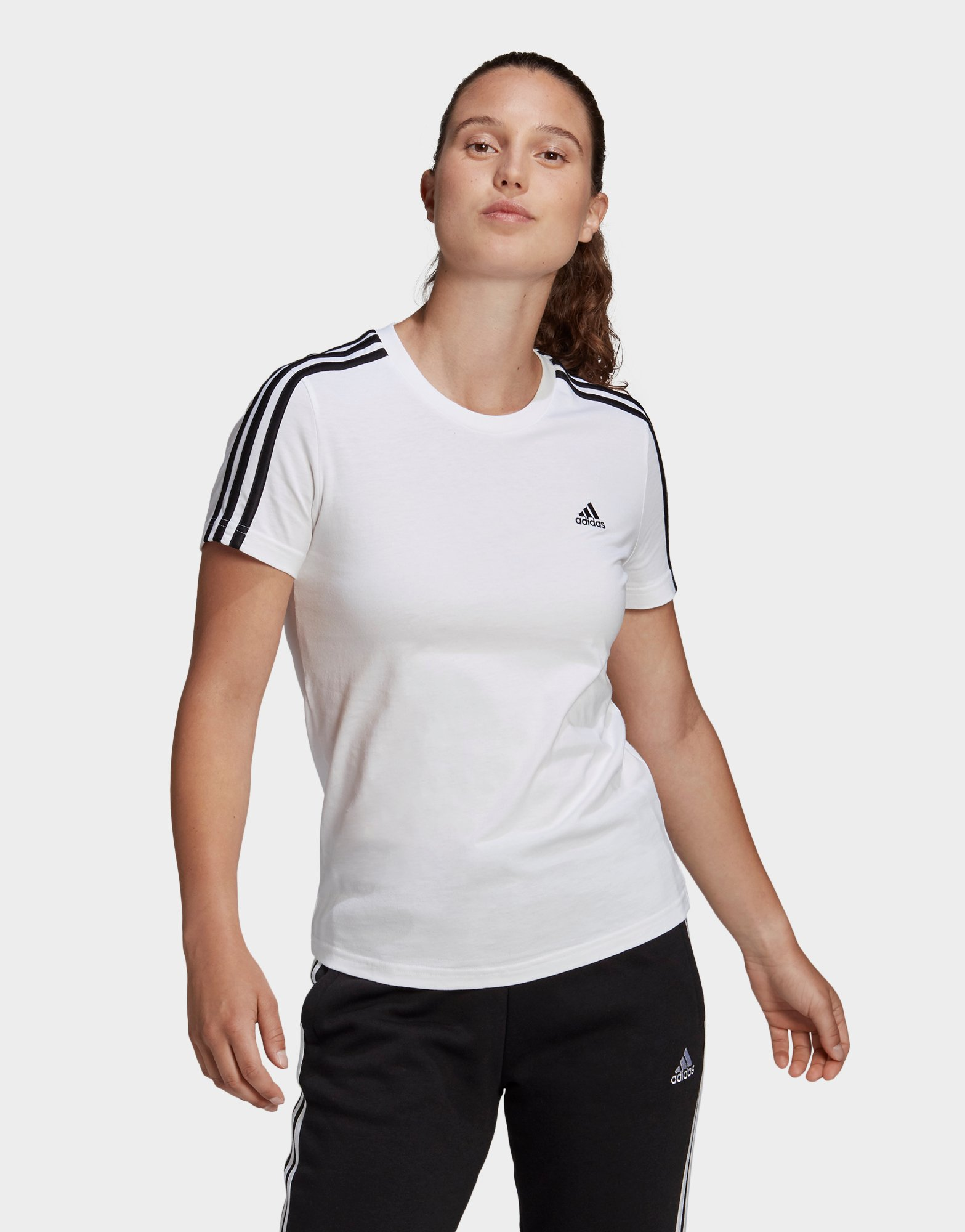 adidas T-shirt Essentials Slim 3-Stripes
