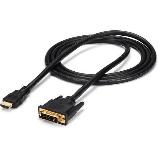 StarTech.com Câble HDMI® vers DVI-D de 1,8m - Mâle / Mâle - Noir