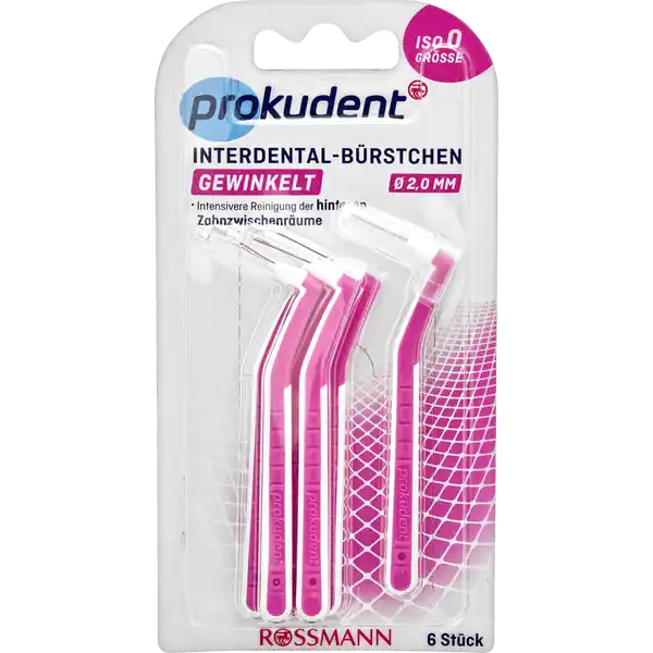 Gewinkelten Interdental-Bürstchen ISO 0