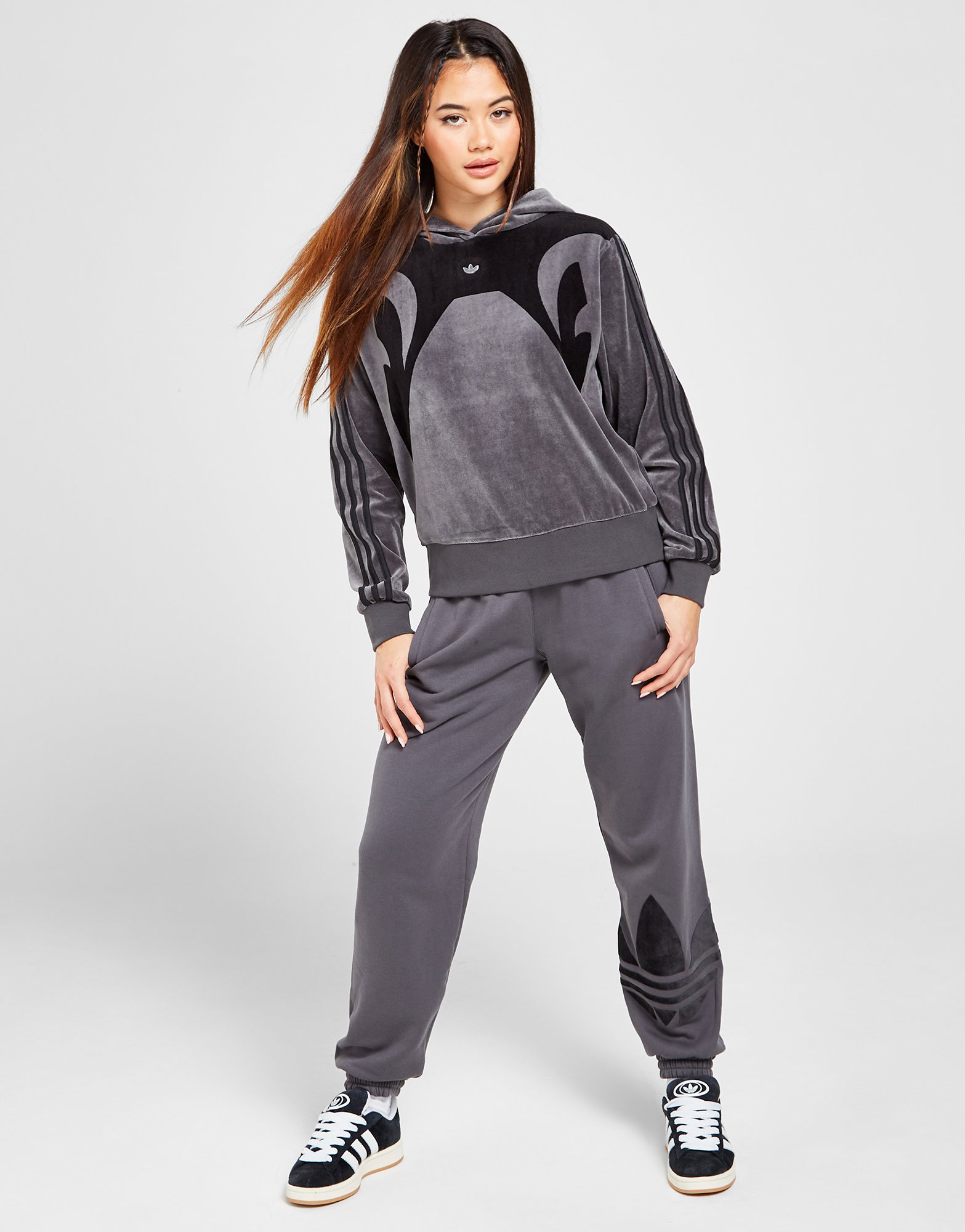 adidas Originals Sweat à Capuche Velvet Femme