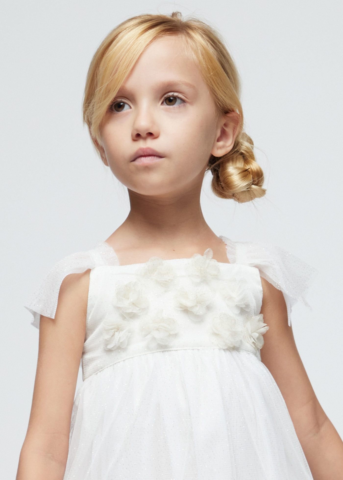 Vestido de tule para meninas