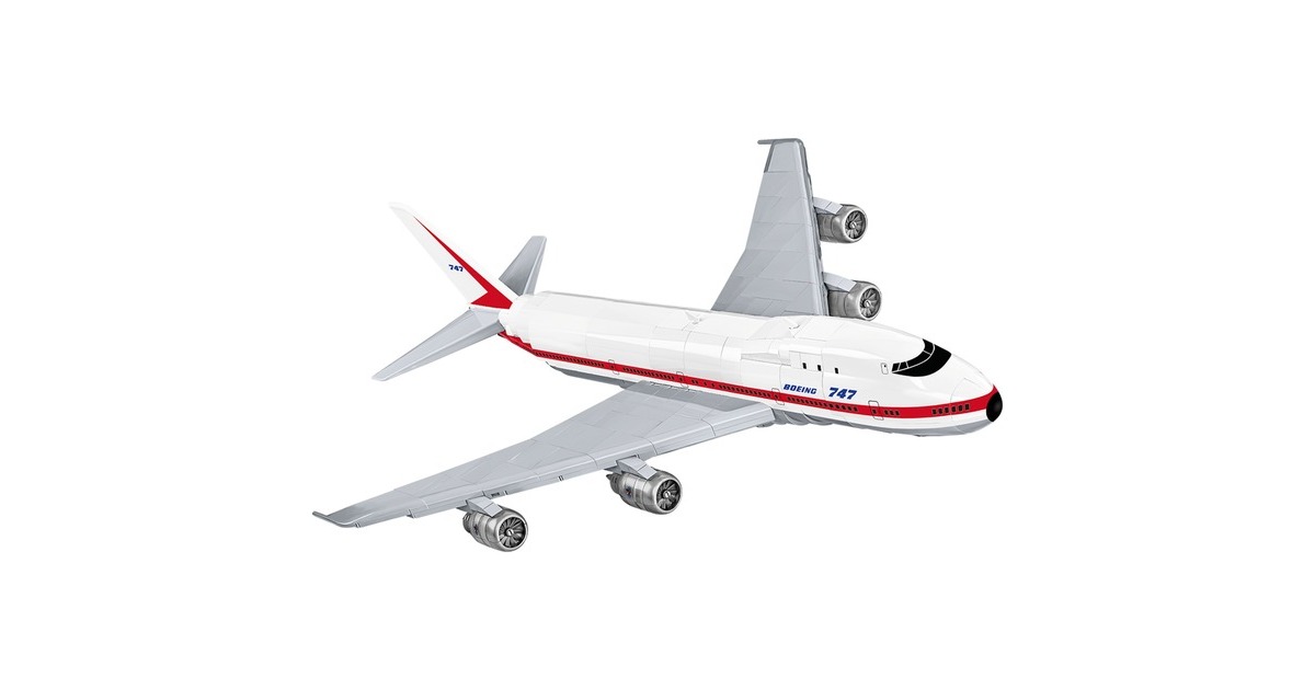 COBIBoeing 747 First Flight 1969 Constructiespeelgoed  (Schaal 1:144)