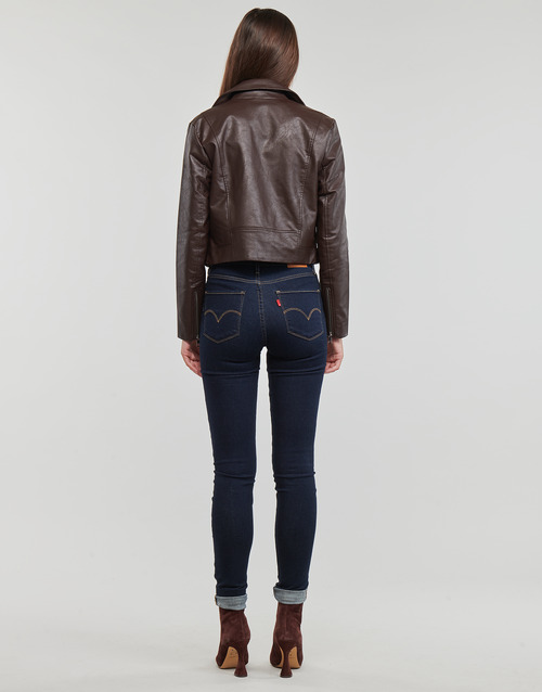 Only - ONLNEWVERA FAUX LEATHER BIKER CC OTW - Marron