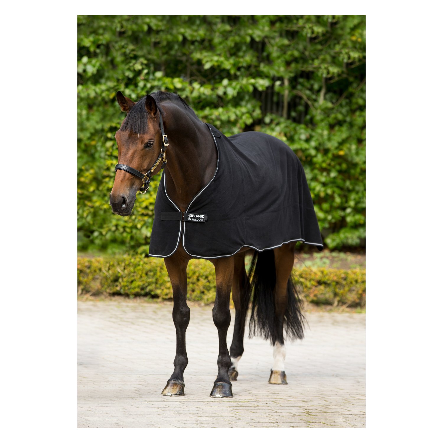 Horseware Unterdecke Fleece Liner - black/black & white